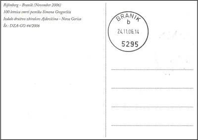 100 LET SMRTI PESNIKA SIMONA GREGORČIČA